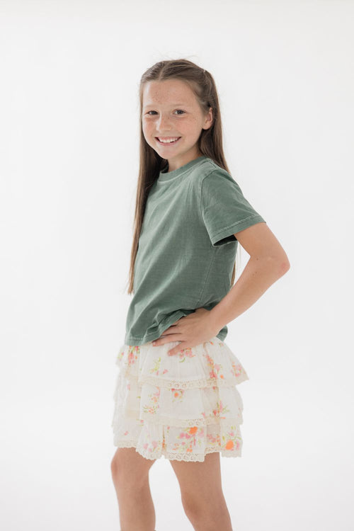 Katie J NYC Juniors Melody Skirt in Vintage Wildflower