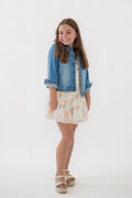 Katie J Girls Emerson Dress in Vintage Wildflower