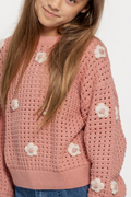 Daisy Embroidered Sweater by Avery & Alexander
