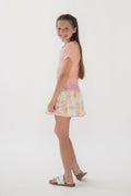 Katie J NYC Girls Livi Tee in Apricot Blush