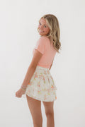 Katie J NYC Juniors Bianca Skirt in Vintage Wildflower