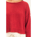 Colette Textured Boat Neck Sweater