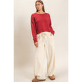 Colette Textured Boat Neck Sweater