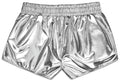 Silver Metallic Shorts by iScream