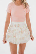 Katie J NYC Juniors Bianca Skirt in Vintage Wildflower