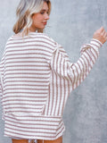 Dakota Textured Stripe Pullover Top