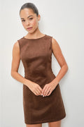 Meeka Vegan Suede Dress