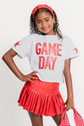 Game Day Shimmer Applique Boxy Tee
