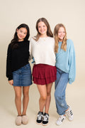 Katie J Juniors Dominique Skort in Mulberry