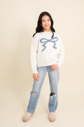 Anna Bow Sweater By Love Daisy