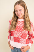 Ellie Checkered Sweater By Love Daisy
