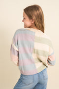 Stella Pastel Stripe Sweater By Love Daisy