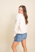 Cloud Fleece Striped Quarter Zip by Vintage Havana