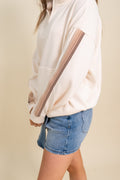 Cloud Fleece Striped Quarter Zip by Vintage Havana