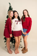 Stitched Bow Sweater By Love Daisy