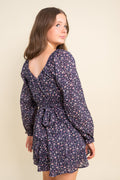Katie J Juniors Delilah Dress in Midnight Ditsy