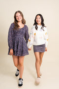 Reese Skirt in Violet Ash by PLEAT