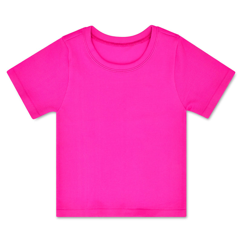 iScream Ribbed Short Sleeve Top