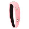 Rhinestone Bows Pink Headband