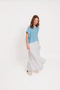 Juniors Meadow Skirt in White by Katie J NYC