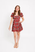 Whitney Plaid Mini Dress