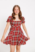Whitney Plaid Mini Dress