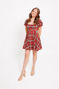 Whitney Plaid Mini Dress