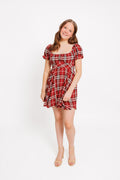 Whitney Plaid Mini Dress
