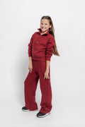 Wide Leg Raw Seamed Joggers by TENLY