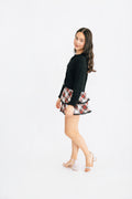 Flowers By Zoe Plaid Skirt