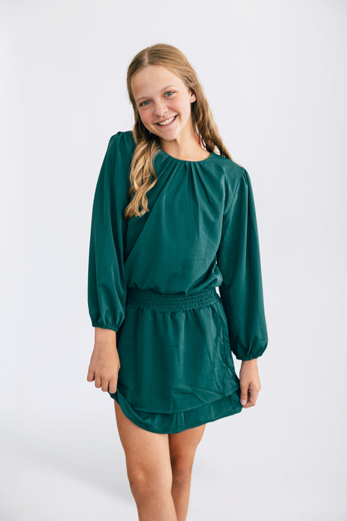 Ruby Dress in Green by PLEAT