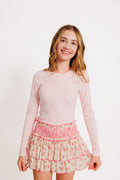 Juniors Livi Tee in Ballet Pink by Katie J