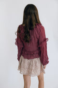 Zara Smocked Floral Skirt