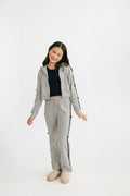 Flowers By Zoe Velvet Ribbon Zip Hoodie