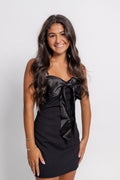 Katie J NYC Juniors Shayla Bow Dress