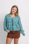 Shaylee High Waisted Corduroy Skirt