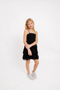 Girls Eloise Dress in Black by Katie J NYC