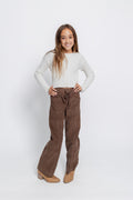 Corduroy Wide Leg Pant by TENLY
