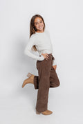 Corduroy Wide Leg Pant by TENLY