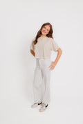 Washed Garmet Dye Boxy Tee By Ocean Drive