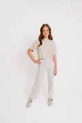 Washed Garmet Dye Boxy Tee By Ocean Drive
