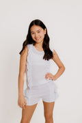 Double Ruffle Gauze Top By T2LOVE