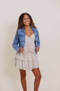 The Linny Ruffle Mini Dress
