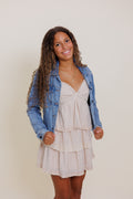 The Linny Ruffle Mini Dress
