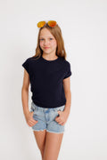 Tween Sienna Elastic Hem Top by Sadie & Sage