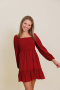 Juniors Molly Dress in Mulberry by Katie J