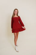 Juniors Molly Dress in Mulberry by Katie J