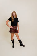 Vanna Plaid Skirt