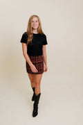 Vanna Plaid Skirt