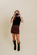 Vanna Plaid Skirt